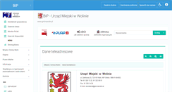 Desktop Screenshot of bip.wolin.pl