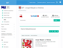 Tablet Screenshot of bip.wolin.pl